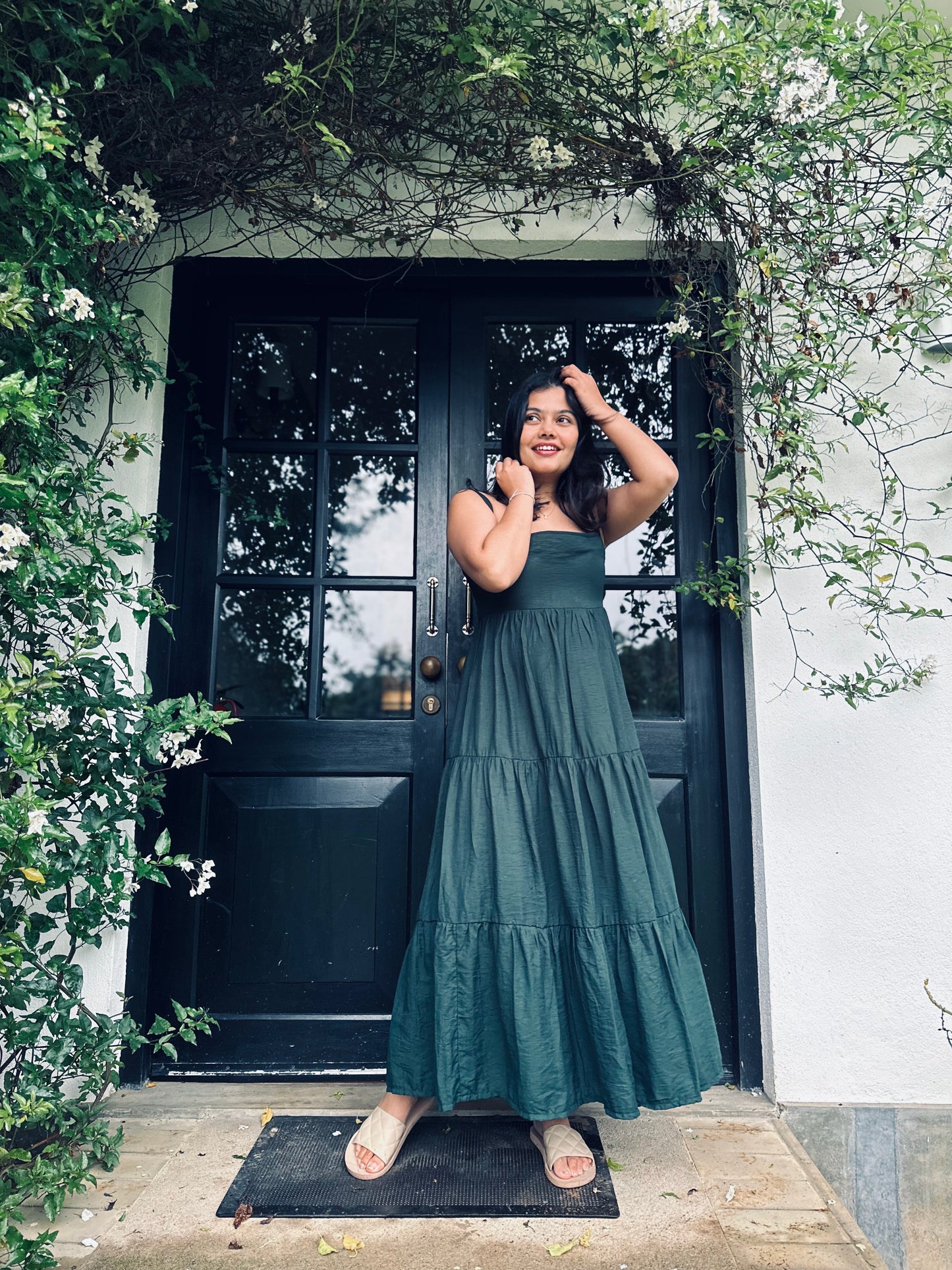 Frilled Maxi Dress