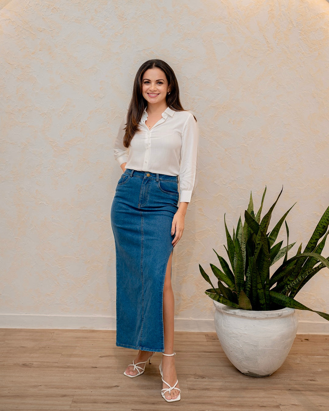 Clara Denim Skirt