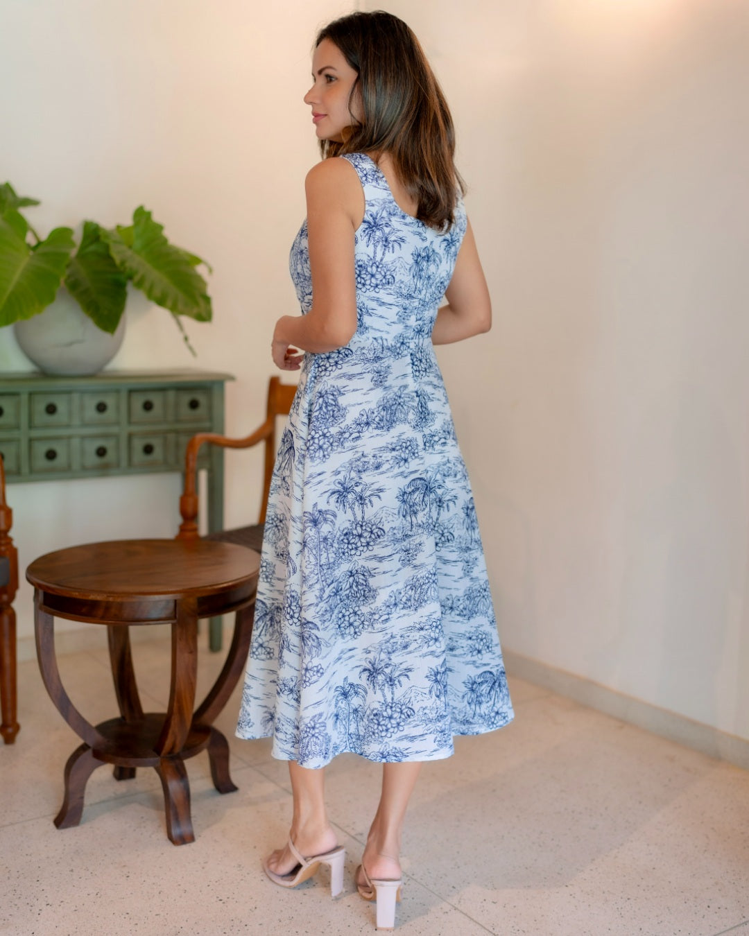 French Blue Bell Dress