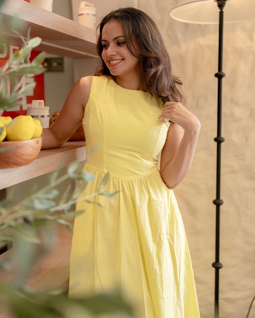 Amora Dress - In Lemon