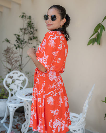 Sunset Bloom Dress
