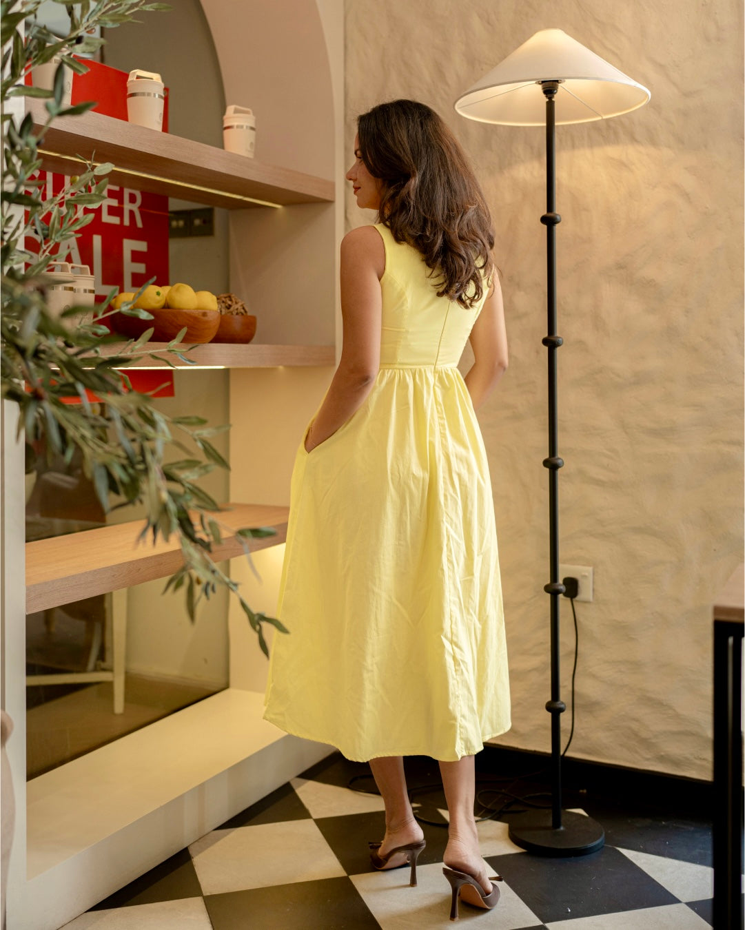 Amora Dress - In Lemon