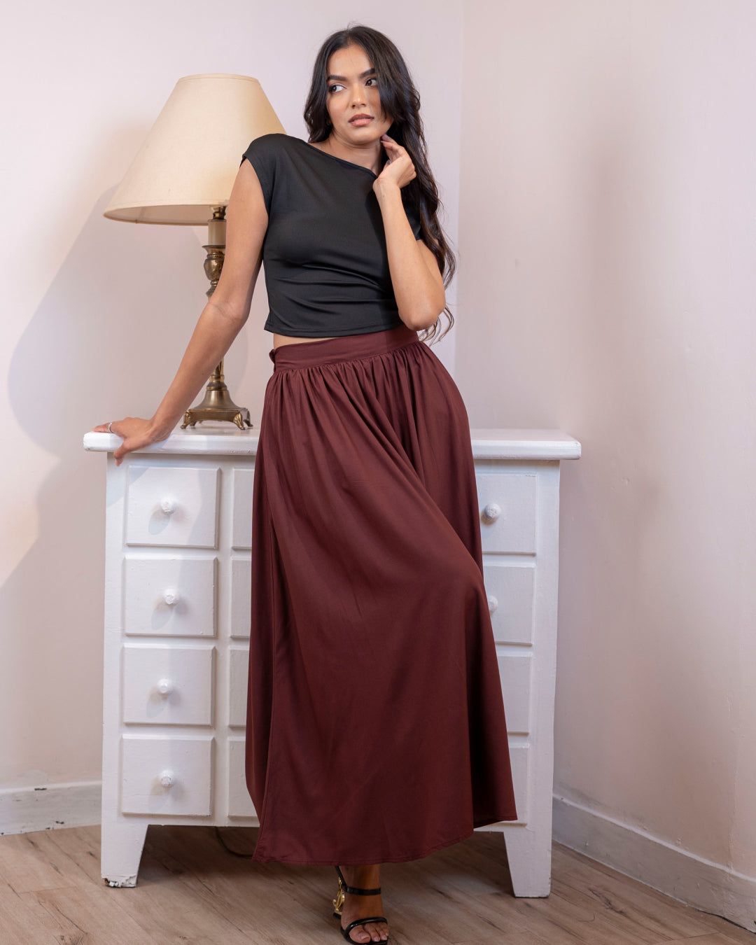 Coffee Mist Skirt
