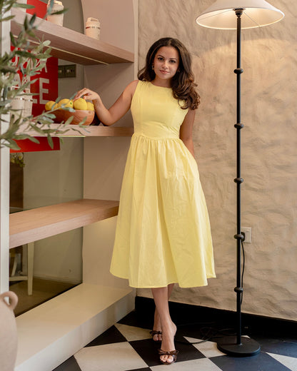 Amora Dress - In Lemon