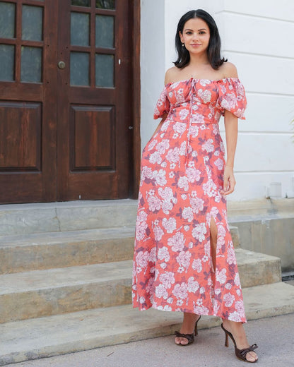 Summer Petals Dress - Pink