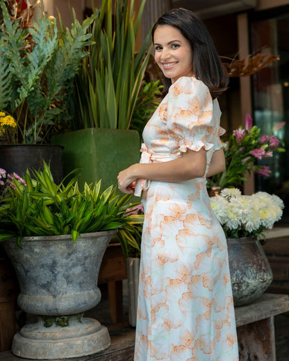 Peach Blossom Dress