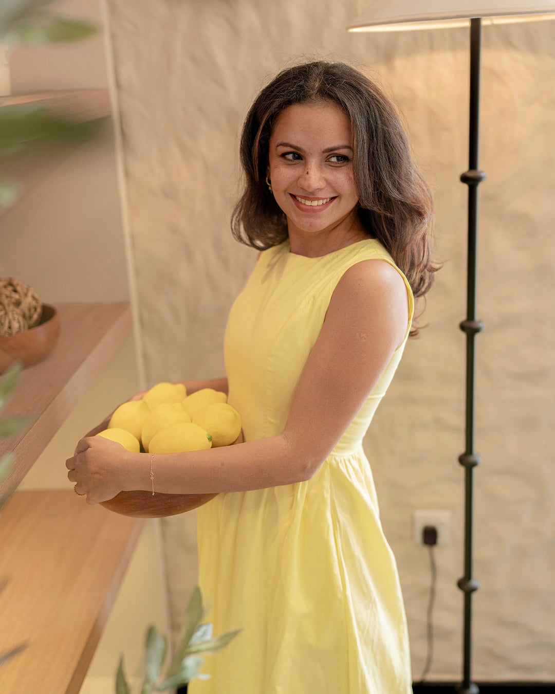 Amora Dress - In Lemon