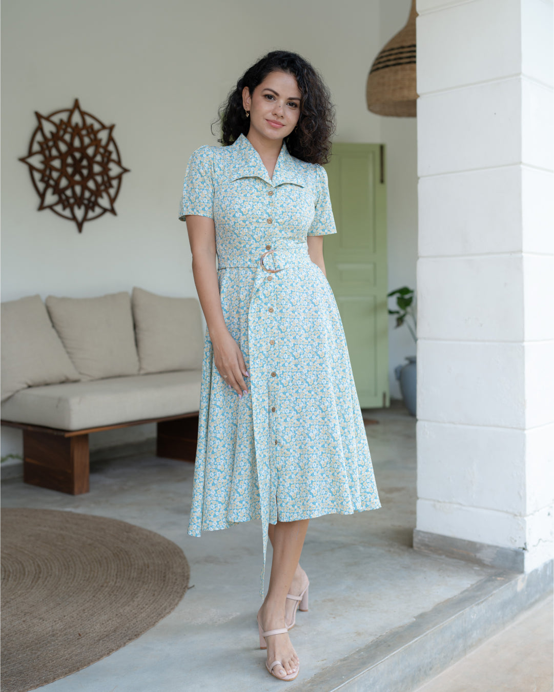 Morning Haze Dress - green