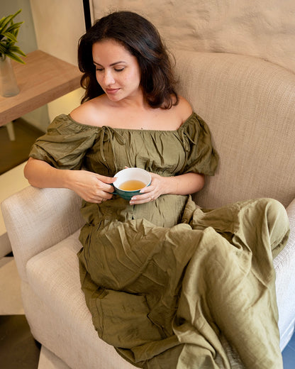 Midnight Dress - In Olive
