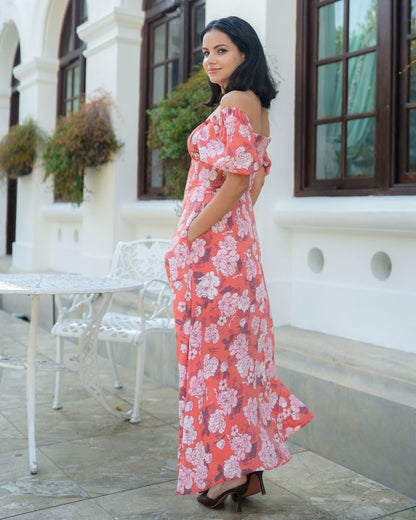 Summer Petals Dress - Pink