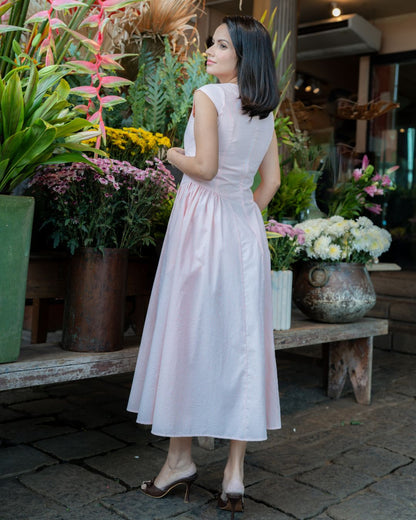 Elina Dress - Peach