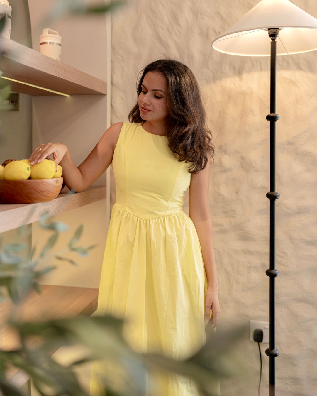 Amora Dress - In Lemon