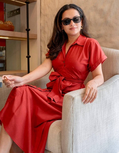 Emma Dress - In Orange