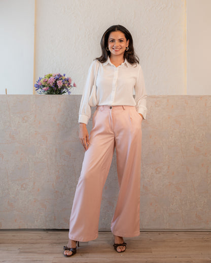 Celeste Wide-Leg Pant pink