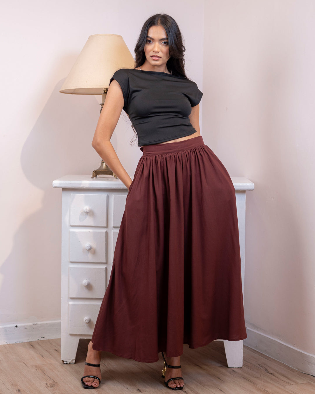 Coffee Mist Skirt