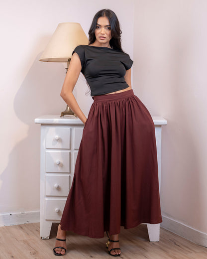 Coffee Mist Skirt