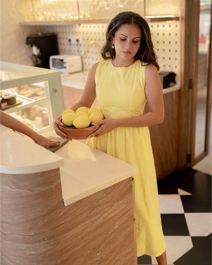 Amora Dress - In Lemon