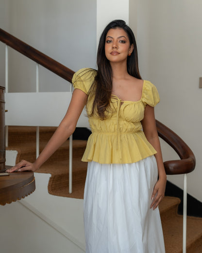 Buttercup Peplum Top