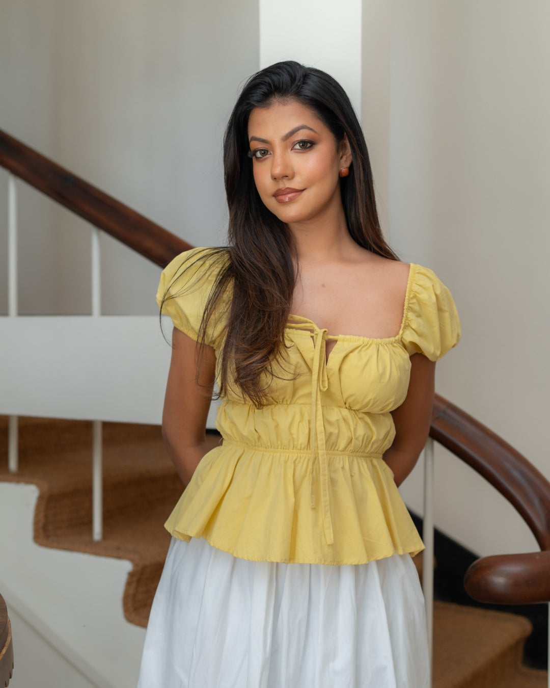 Buttercup Peplum Top