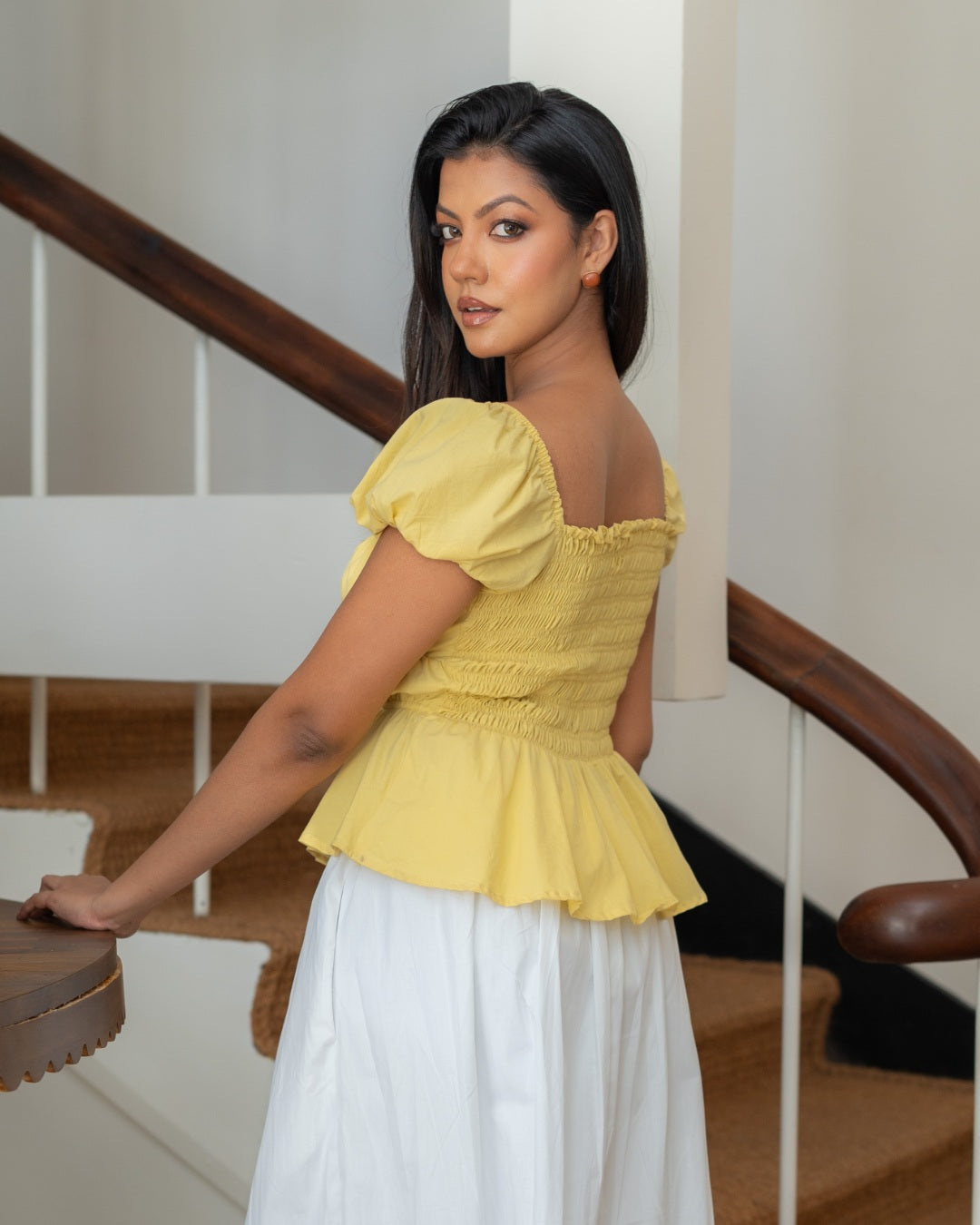 Buttercup Peplum Top