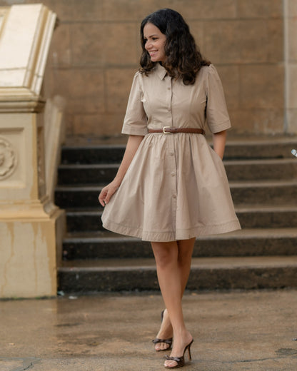 Selina Dress – Oatmeal