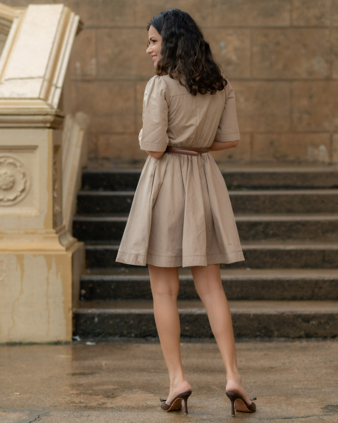 Selina Dress – Oatmeal