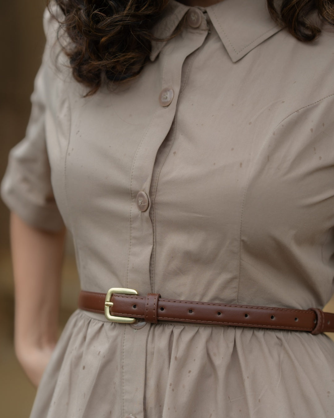 Selina Dress – Oatmeal