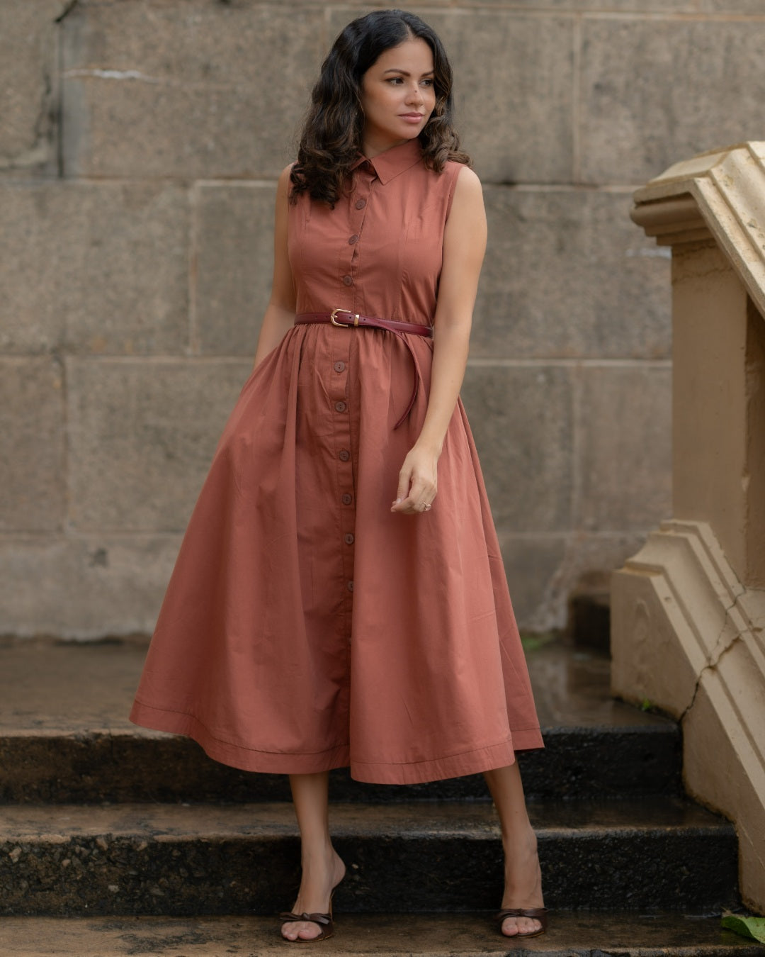 Cinnamon Roma Dress