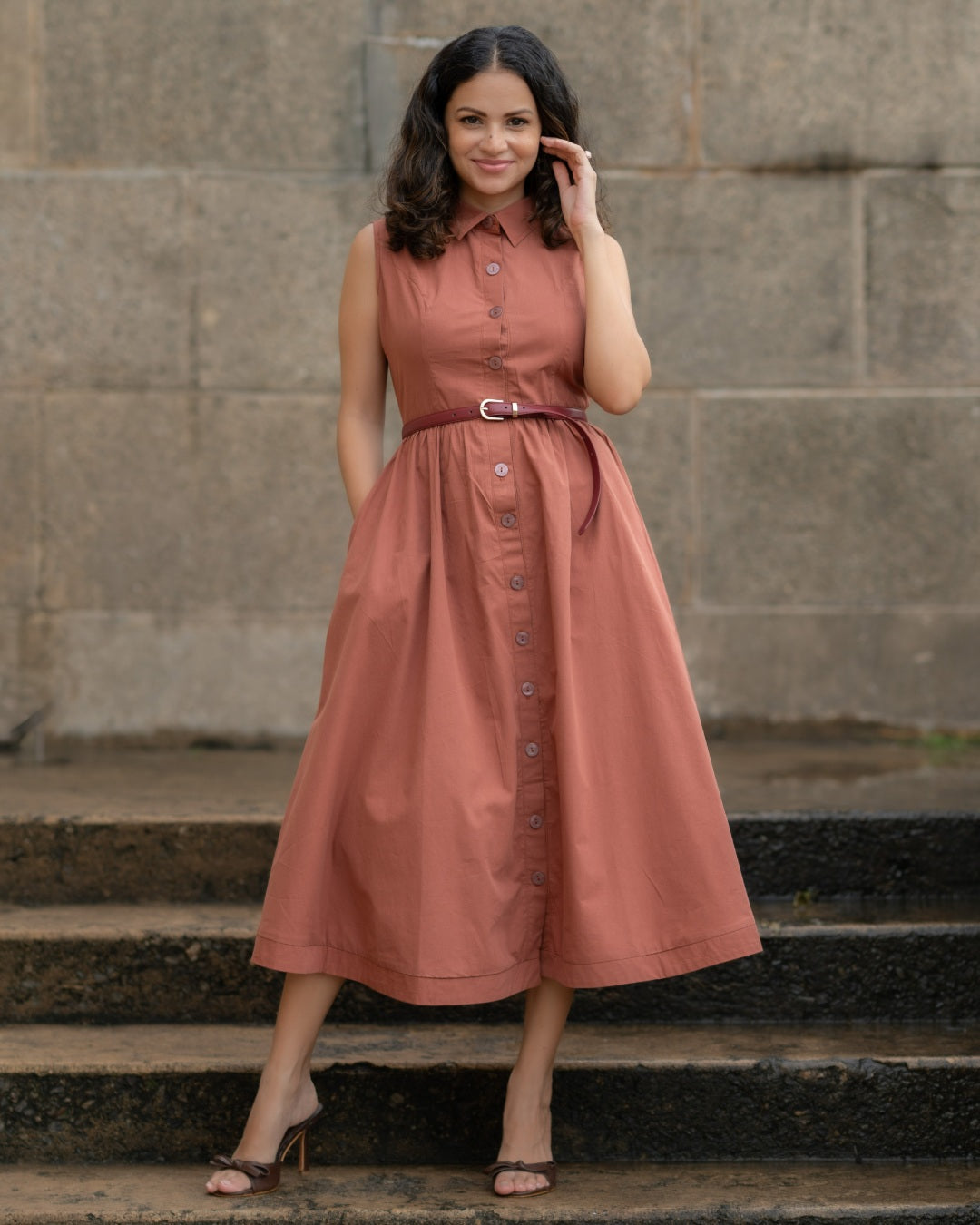 Cinnamon Roma Dress