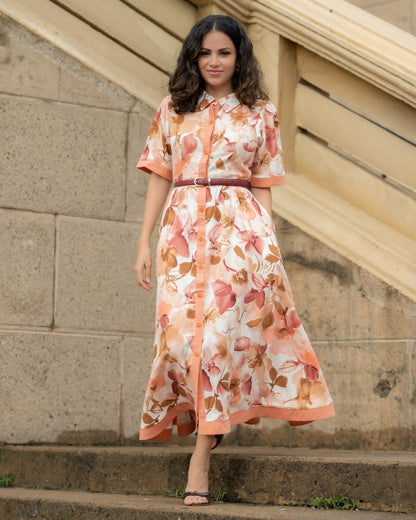 Apricot Garden Dress