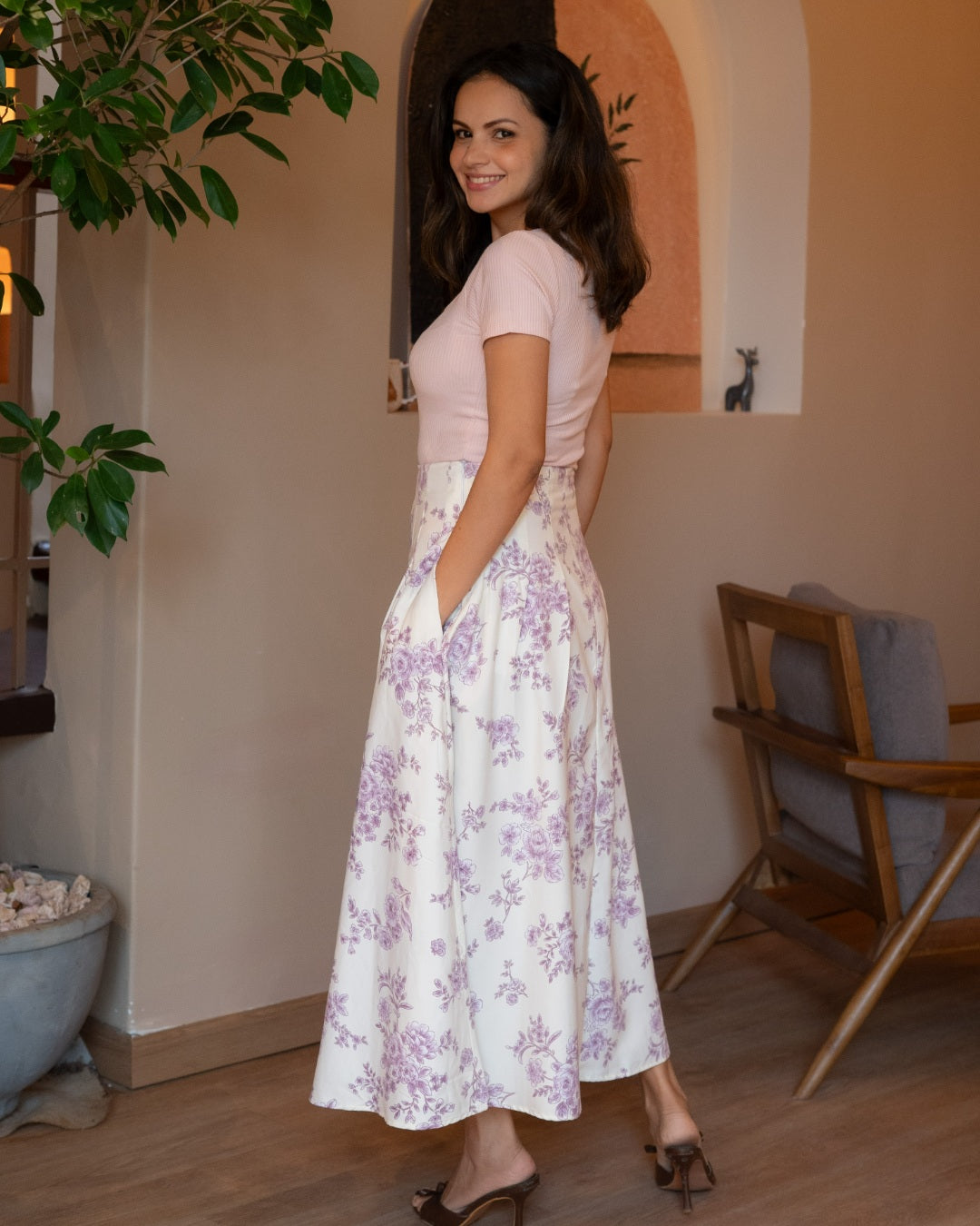 Lavender Garden Skirt
