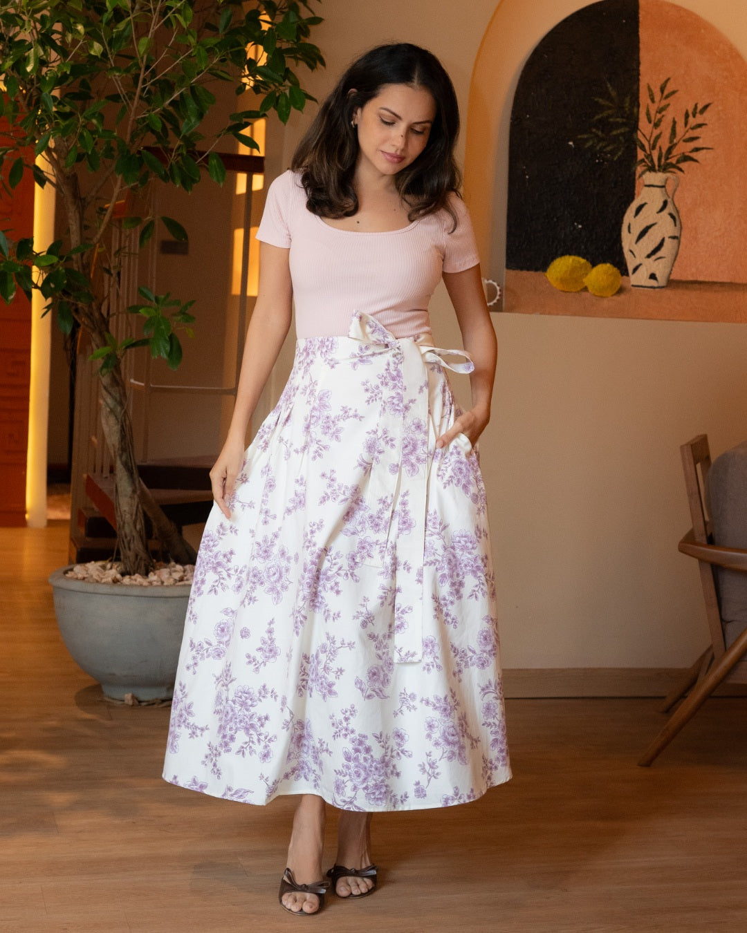 Lavender Garden Skirt