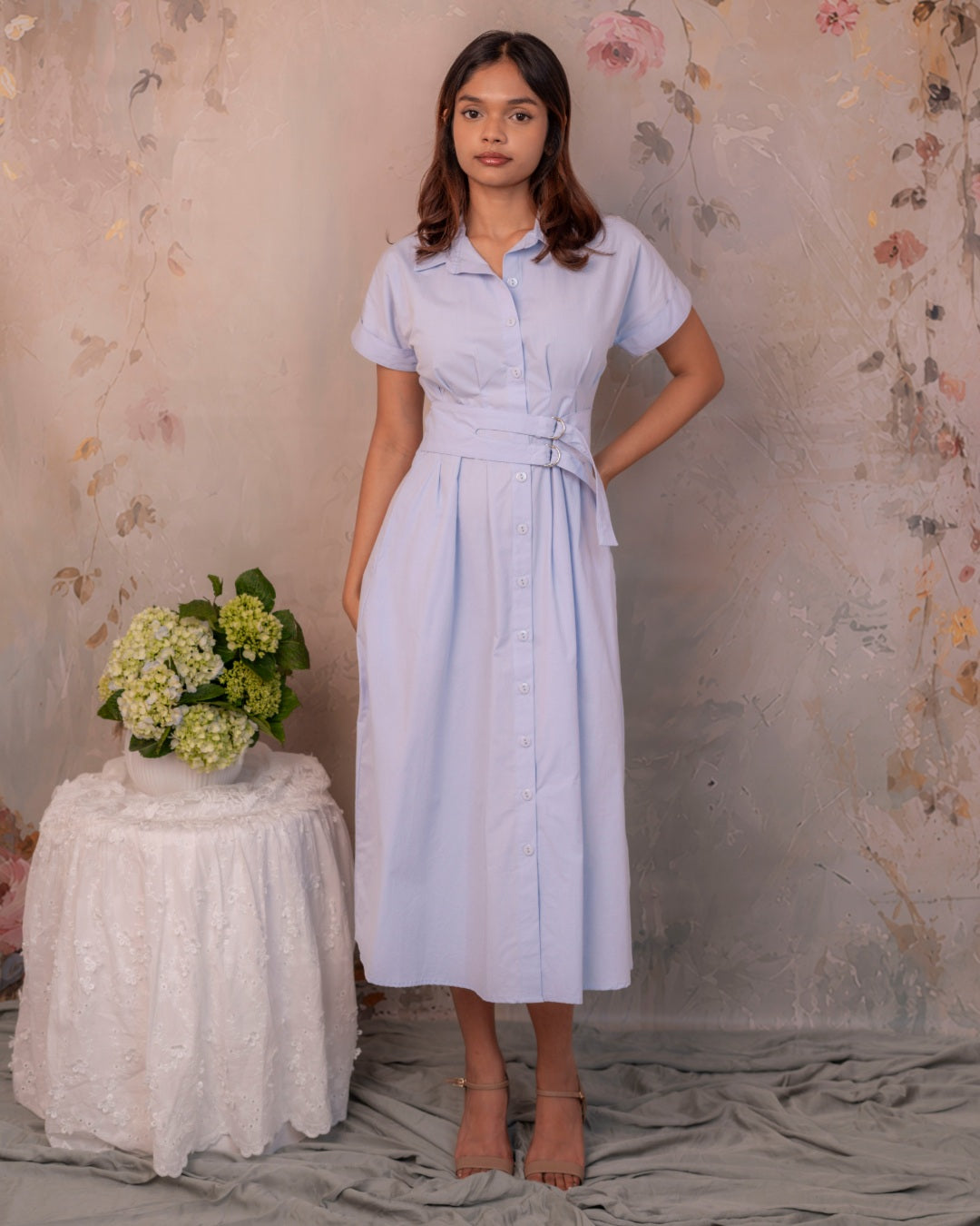 Bluebell Belted Midi Dress