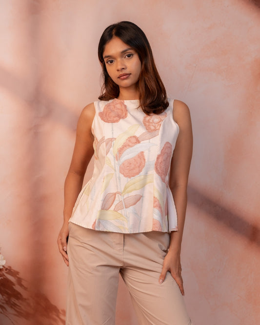 Peony Bloom Top