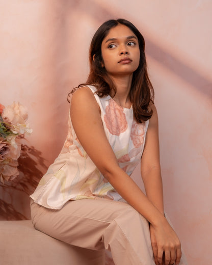 Peony Bloom Top