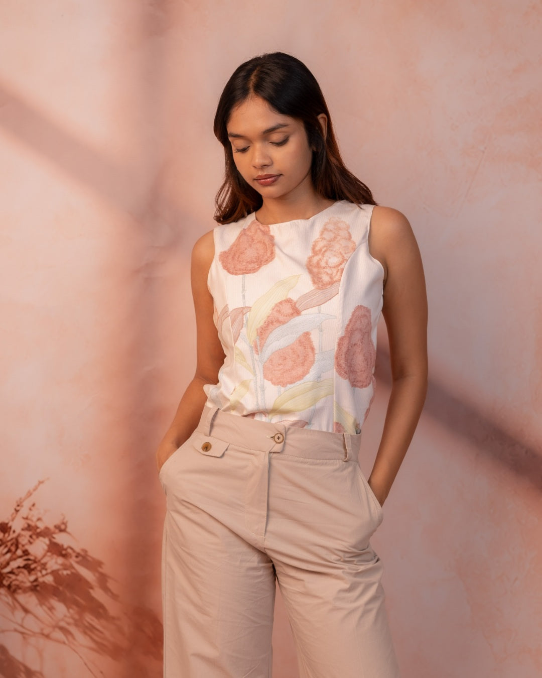 Peony Bloom Top