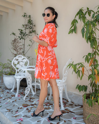 Sunset Bloom Dress