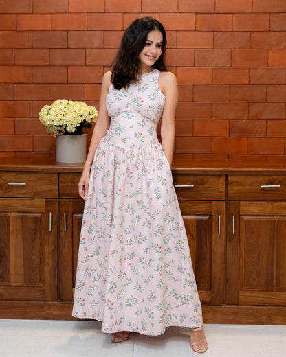 Rosé Garden Dress