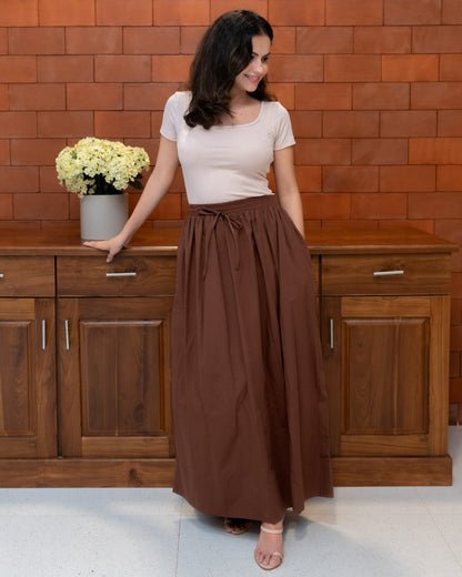 Cocoa Maxi Skirt