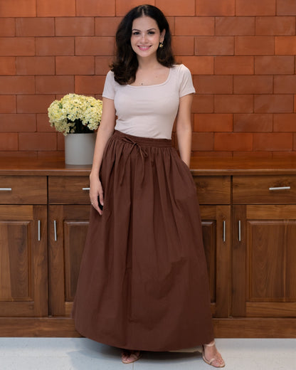 Cocoa Maxi Skirt