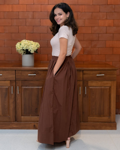 Cocoa Maxi Skirt