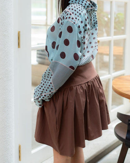 Mocha Mini Skirt