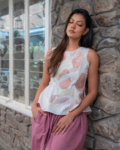 Peony Bloom Top