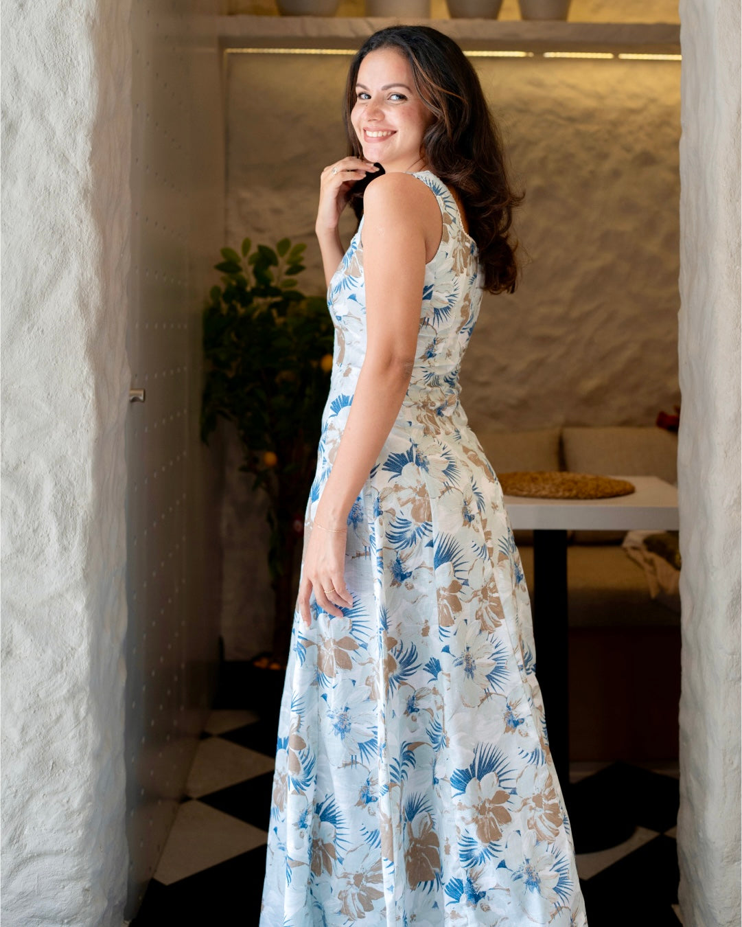 Seabelle Dress -blue