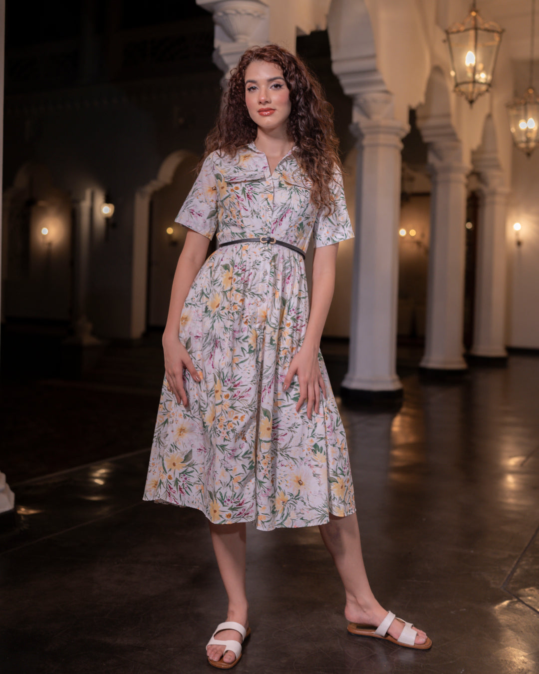 Alora Printed Dress