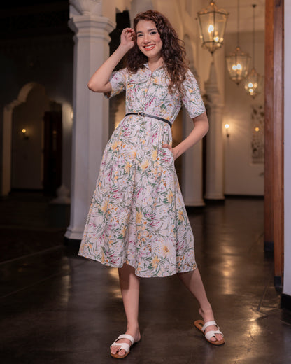 Alora Printed Dress