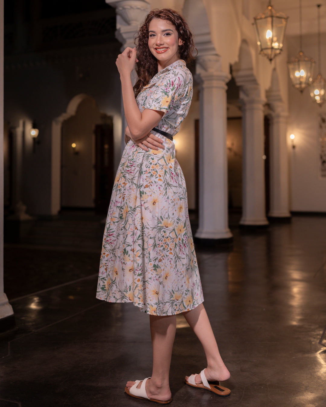 Alora Printed Dress