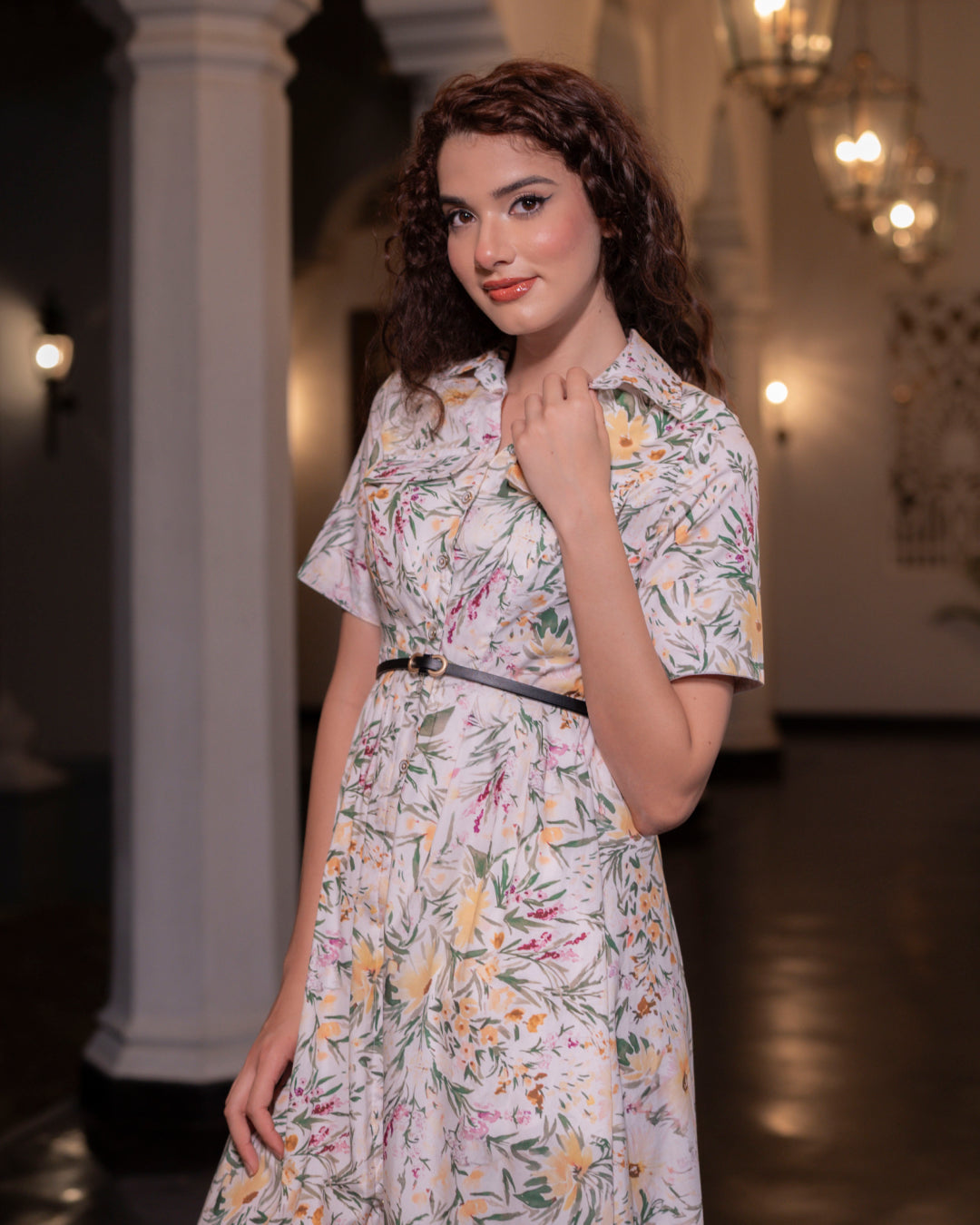 Alora Printed Dress