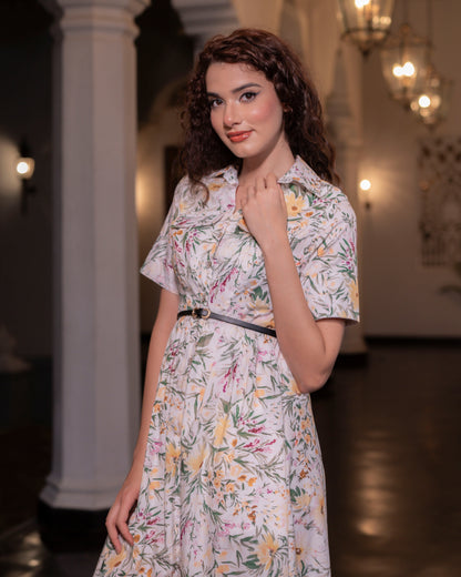Alora Printed Dress
