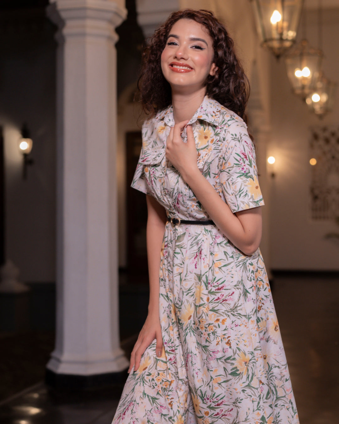 Alora Printed Dress